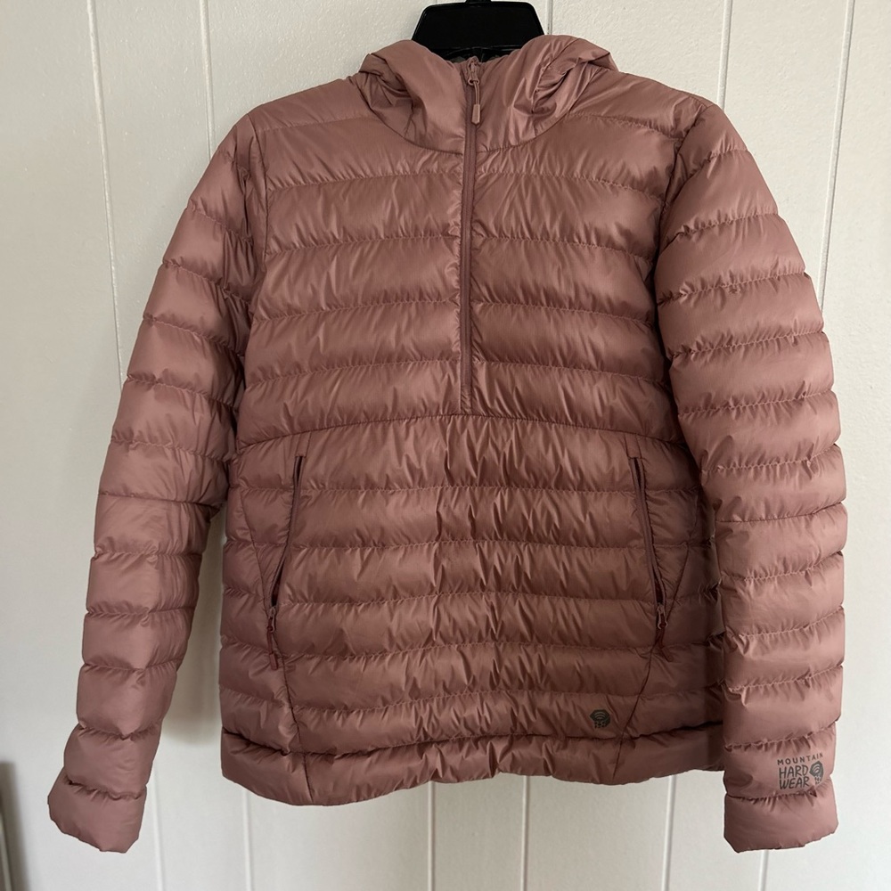 Mountain Hardwear 1/4 zip puffer coat